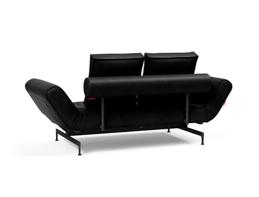 Ghia Laser daybed i 550 Faunal Black, set skråt bagfra