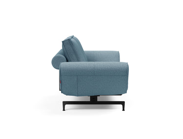 Ghia Laser daybed i 525 Mixed Dance Light Blue, set fra siden