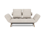 Ghia Wood daybed i 470 Yuveno Natural, set forfra