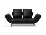 Ghia Wood daybed i 550 Faunal Black, set forfra