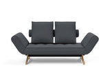 Ghia Wood daybed i 894 Mozart Grey Bronze, set forfra