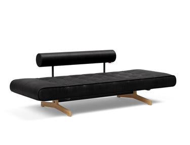 Ghia Wood daybed i 550 Faunal Black, som seng