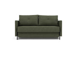 Cubed 140 sovesofa med armlæn i 353 Taura Forest, set forfra