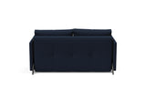 Cubed 140 sovesofa med armlæn i 528 Mixed Dance Blue, set bagfra