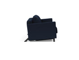 Cubed 140 sovesofa med armlæn i 528 Mixed Dance Blue, set fra siden