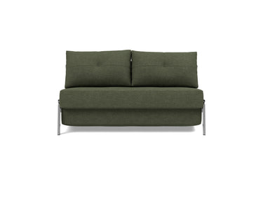 Cubed 140 Chrom sovesofa i 353 Taura Forest, set forfra