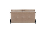 Cubed 140 Chrom sovesofa i 417 Esina Mocha, set bagfra