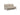 Cubed 140 Chrom sovesofa i 612 Blida Sand Grey, set skråt forfra