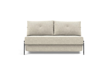 Cubed 140 Alu sovesofa i 357 Taura Off White, set forfra