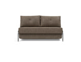 Cubed 140 Alu sovesofa i 411 Esina Cedar Brown, set forfra