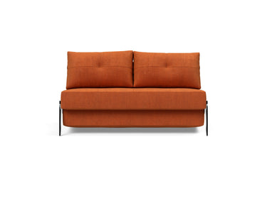 Cubed 140 Alu sovesofa i 412 Esina Rust Orange, set forfra