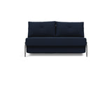 Cubed 140 Alu sovesofa i 528 Mixed Dance Blue, set forfra