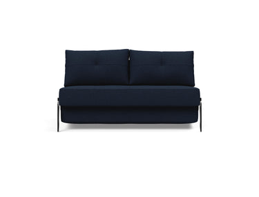 Cubed 140 Alu sovesofa i 528 Mixed Dance Blue, set forfra