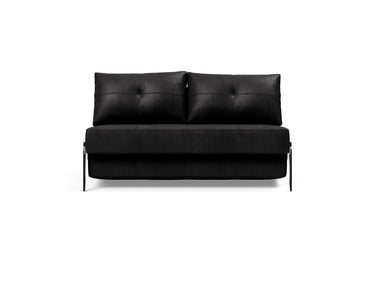 Cubed 140 Alu sovesofa i 550 Faunal Black, set forfra