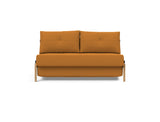 Cubed 140 Wood sovesofa i 893 Mozart Masala, set forfra