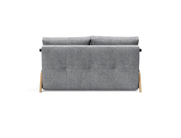 Cubed 140 Wood sovesofa i 565 Twist Granite, set bagfra