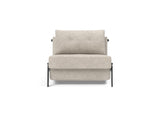 Cubed 90 Chrome stol i 280 Avella Sand, set forfra