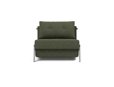 Cubed 90 Chrome stol i 353 Taura Forest, set forfra
