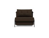 Cubed 90 Chrome stol i 358 Taura Chocco, set forfra