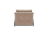 Cubed 90 Chrome stol i 417 Esina Mocha, set bagfra