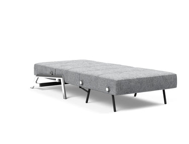 Cubed 90 Chrome stol i 565 Twist Granite, som seng