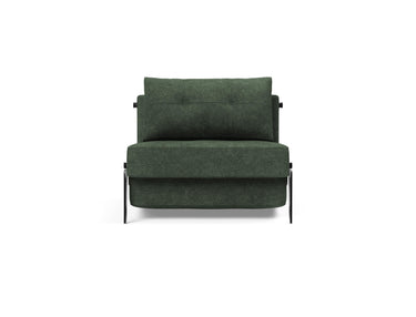Cubed 90 Alu stol i 281 Avella Pine Green, set forfra