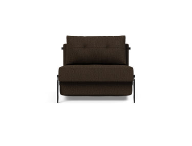 Cubed 90 Alu stol i 358 Taura Chocco, set forfra