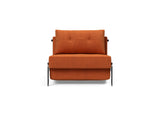 Cubed 90 Alu stol i 412 Esina Rust Orange, set forfra