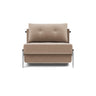 Cubed 90 Alu stol i 417 Esina Mocha, set forfra