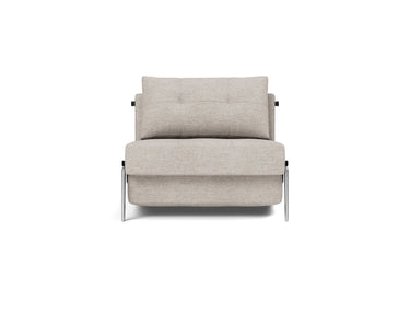 Cubed 90 Alu stol i 471 Yuveno Sand, set forfra