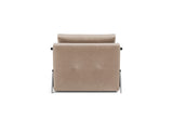 Cubed 90 Alu stol i 417 Esina Mocha, set bagfra