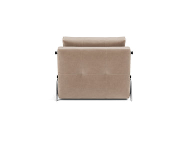 Cubed 90 Alu stol i 417 Esina Mocha, set bagfra