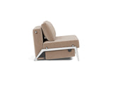 Cubed 90 Alu stol i 417 Esina Mocha, set fra siden