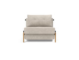 Cubed 90 Wood stol i 280 Avella Sand, set forfra