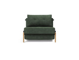 Cubed 90 Wood stol i 281 Avella Pine Green, set forfra