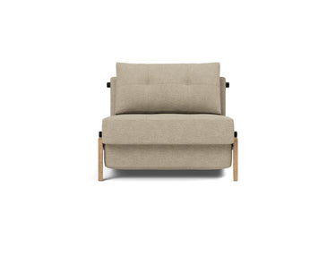 Cubed 90 Wood stol i 356 Taura Sand, set forfra