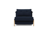 Cubed 90 Wood stol i 528 Mixed Dance Blue, set forfra