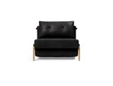 Cubed 90 Wood stol i 550 Faunal Black, set forfra