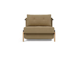 Cubed 90 Wood stol i 860 Yogia Olive Brown, set forfra