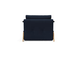 Cubed 90 Wood stol i 528 Mixed Dance Blue, set bagfra