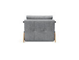 Cubed 90 Wood stol i 565 Twist Granite, set bagfra