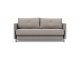 Cubed 160 sovesofa med armlæn i 321 Corocco Warm Grey, set forfra