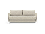 Cubed 160 sovesofa med armlæn i 357 Taura Off White, set forfra