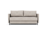 Cubed 160 sovesofa med armlæn i 471 Yuveno Sand, set forfra