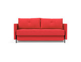 Cubed 160 sovesofa med armlæn i 511 Elegance Red, set forfra