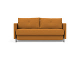 Cubed 160 sovesofa med armlæn i 893 Mozart Masala, set forfra