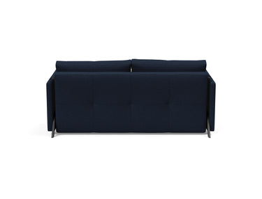 Cubed 160 sovesofa med armlæn i 528 Mixed Dance Blue, set bagfra