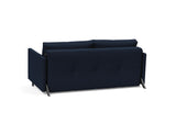 Cubed 160 sovesofa med armlæn i 528 Mixed Dance Blue, set skråt bagfra