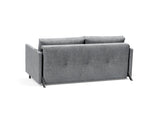 Cubed 160 sovesofa med armlæn i 565 Twist Granite, set skråt bagfra