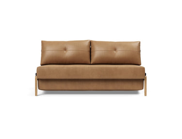 Cubed 160 Wood sovesofa i 551 Faunal Brown, set forfra